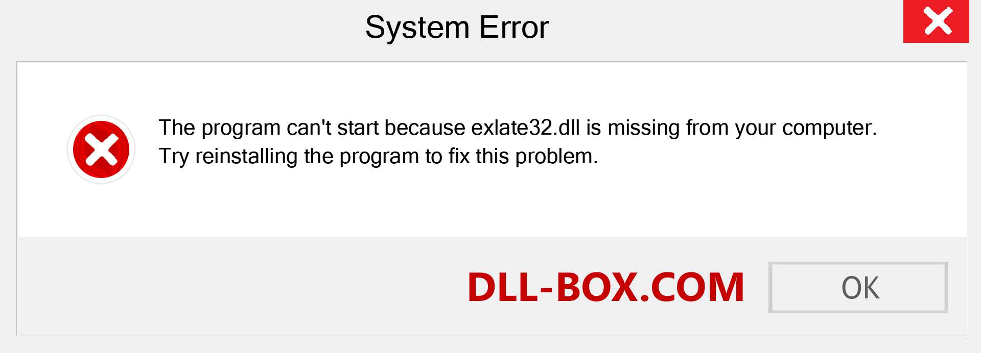  exlate32.dll file is missing?. Download for Windows 7, 8, 10 - Fix  exlate32 dll Missing Error on Windows, photos, images